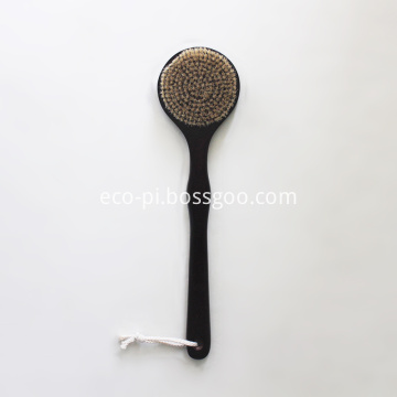 Round Head Bamboo Bristle Shower Body Brush